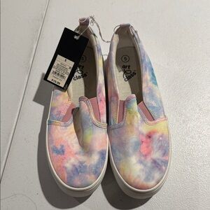 Art Class Pastel Tie-Dye Slip-Ons